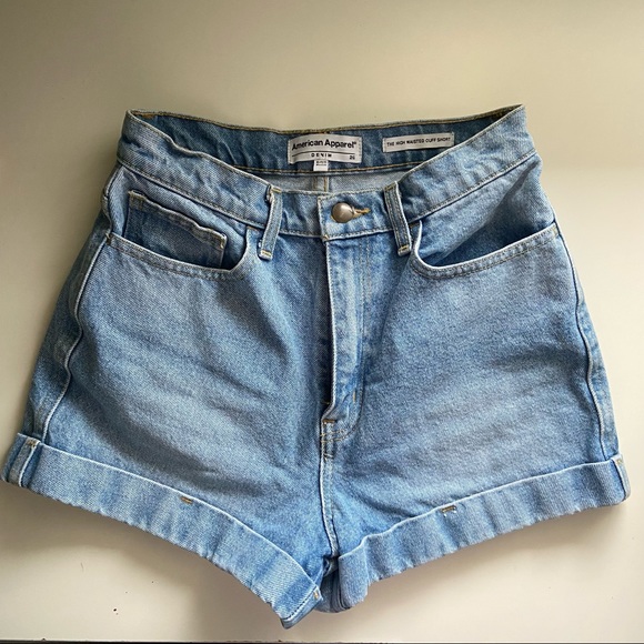 AA 26W High Waisted Mom Denim Shorts - Picture 2 of 7
